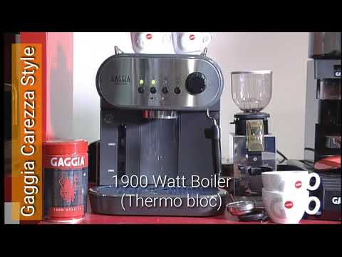 Gaggia Carezza Style - Gaggia Caffe TV