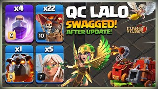 How to use QC LaLo Th14 | Th14 Queen WALK Lavaloon | Best TH14 Attack Strategy Clash of Clans coc