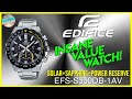 Insane Value Watch! | Edifice Solar Sapphire Quartz Chronograph 100m EFS-S550DB-1AVCR Unbox & Review