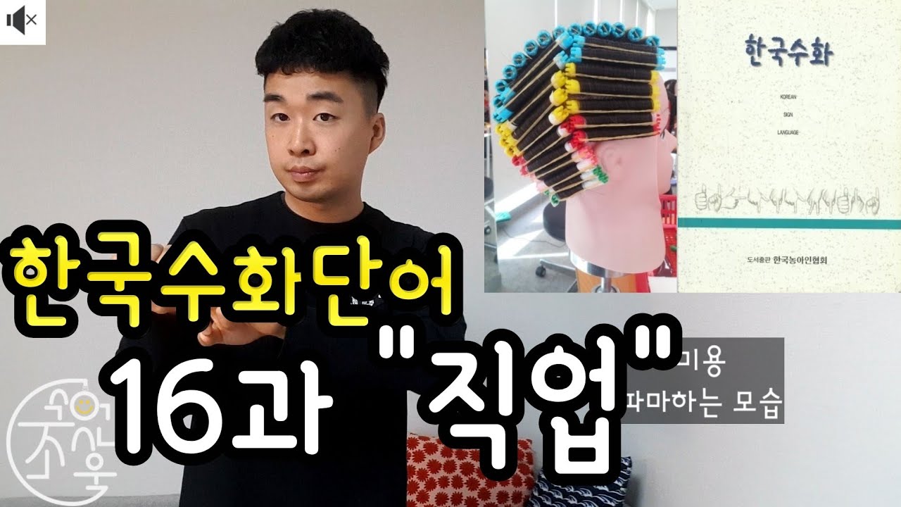 수화배우기 직업