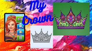 Princess Coloring Game - Crown - For Kids screenshot 5