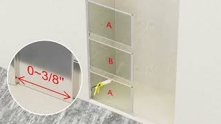 VISTA Shower Screen Installation