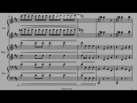 Radetzky March for 1Piano6Hands - Johann Strauss