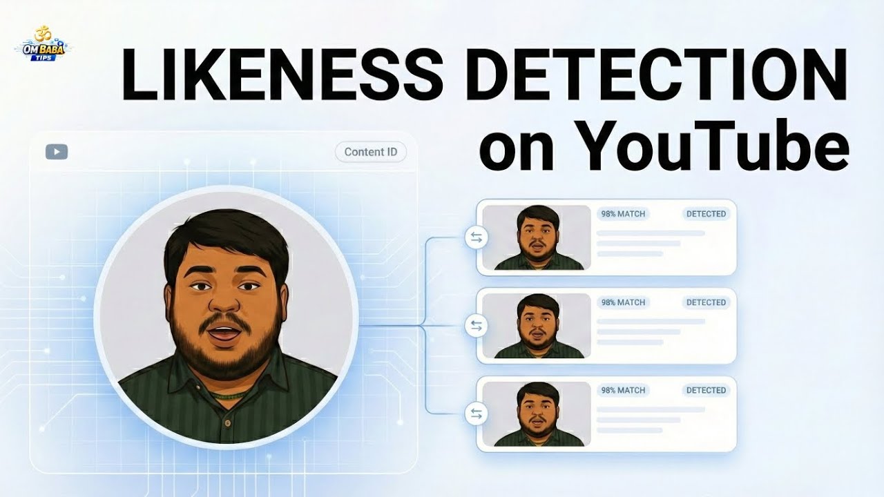 LIKENESS DETECTION On YouTube | OmBabaTips