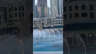 Dubai Fountain Show at Burj Khalifa 😍✨ | Most Beautiful Dubai Night View 🌆#shendiaries