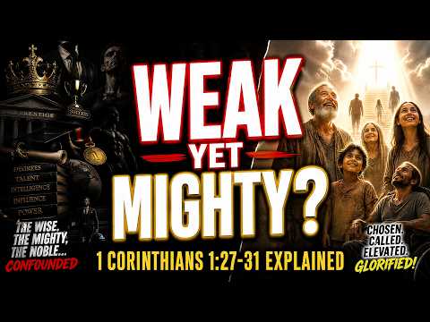 Why God Chooses the Foolish Over the Wise — 1 Corinthians 1:27-31