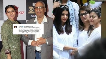 Kajol pens an emotional note for father-in-law Veeru Devgan