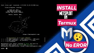 CARA INSTALL METASPLOIT DI TERMUX TANPA EROR 2023