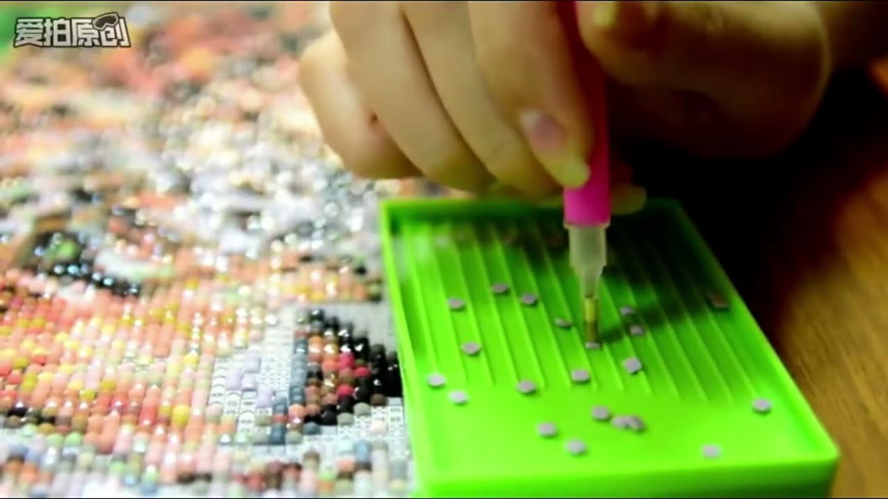 HOMFUN Full Square/Round Drill 5D DIY Diamond Painting "Animal cat" 3