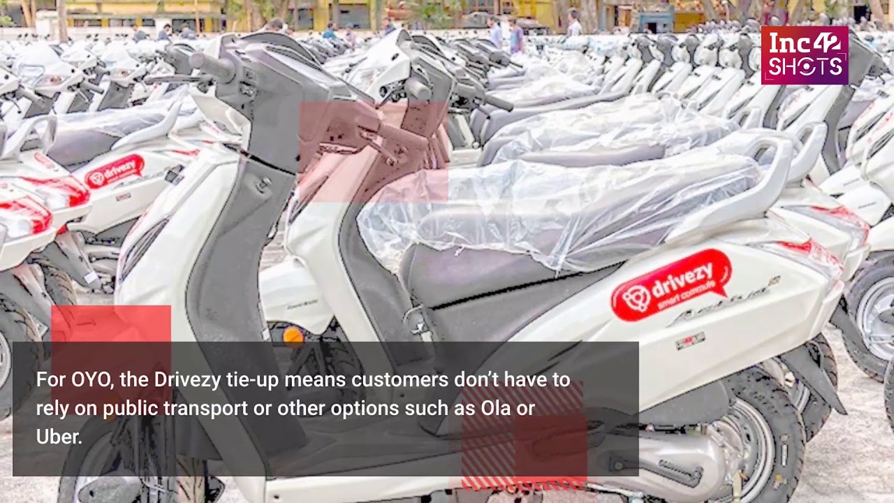 Inc42 Shots | Now, Rent A Drivezy Vehicle At OYO Properties