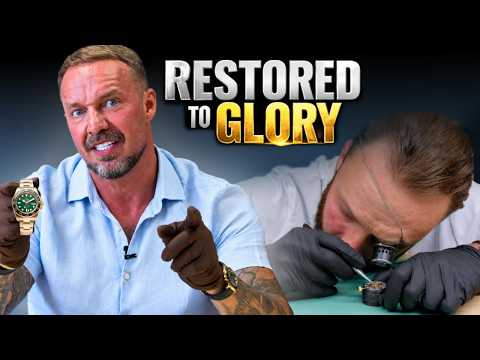 Restoring a RARE Rolex GMT-Master II... 50th Anniversary GOLD Edition!