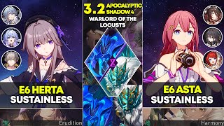 E6 Herta Sustainless &amp; E6 Asta Sustainless | Apocalyptic Shadow 4 | Honkai Star Rail 3.2