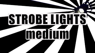MEDIUM STROBE — Black & White Flashing Light | Visual Loop | Epilepsy Warning