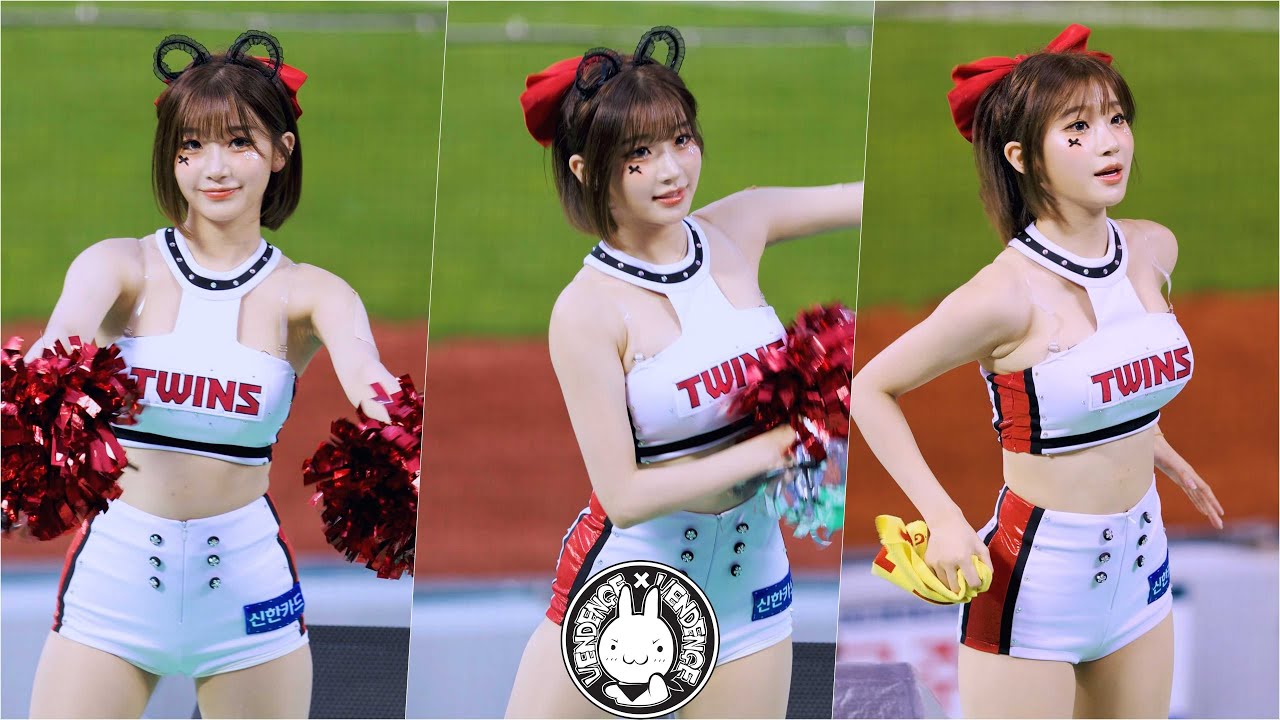 [4K] 250708 치어리더 이주은 직캠 '응원 리액션 모음(전반전)' Lee Jueun Fancam @엘지트윈스 프로야구  By 벤뎅이