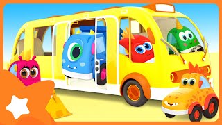 The Wheels On The Bus Sing With Mocas Nursery Rhymes And Kids Songs