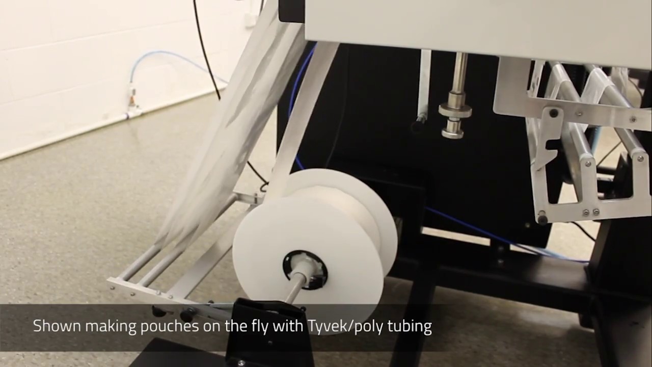 Automatic Validatable Medical Pouch Sealer Bagger with 2D UDI Barcode Printer- Rollbag Magnum HS Med