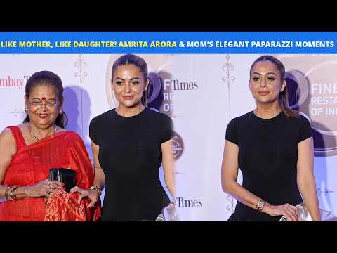 Mother-Daughter - Steal the Show | Amrita Arora & Mom Snapped at Times 50 Finest Restaurants