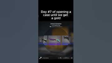 Day #7 of opening a case until we get a gold