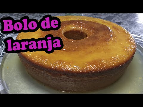 Como fazer um delicioso bolo de Laranja