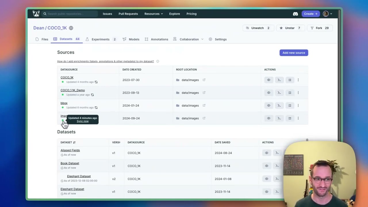 Curating and Validating Machine Learning Datasets