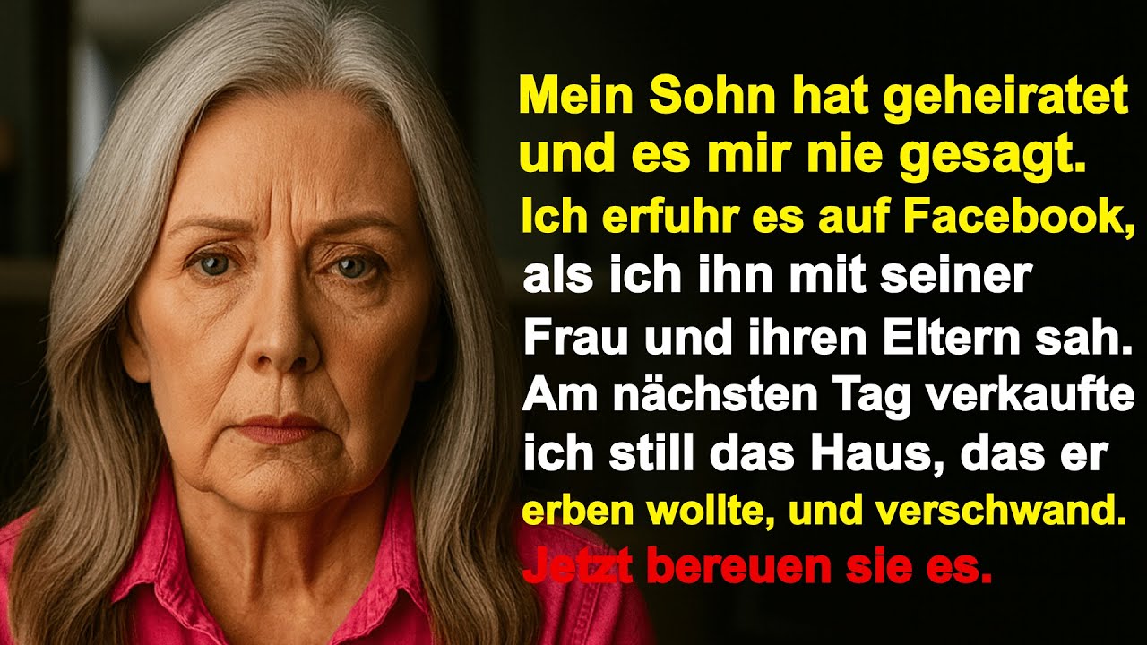 Mein Sohn heiratete heimlich – ich sah ihn online mit seiner Frau und ihren Eltern.