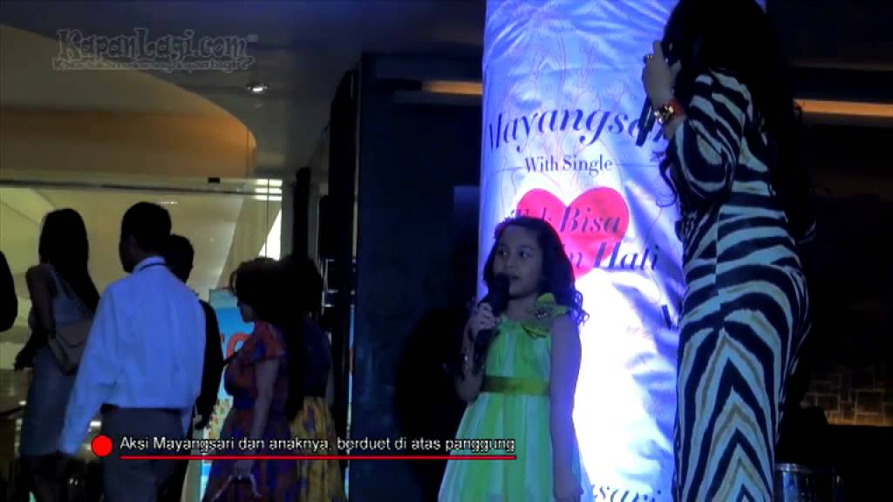 Ini Dia Duet Mayang dan Anaknya Menyanyi