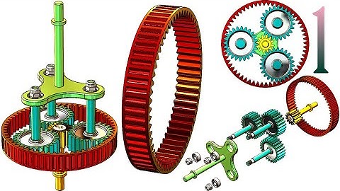 1-Project 25| Planetary Gears System |SolidWorks Tutorial : ring gear