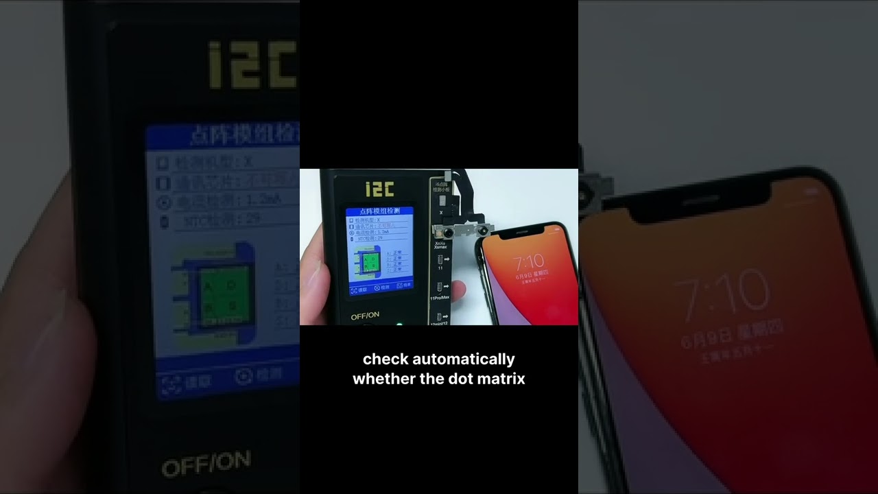 Tutorial for i2c i6 programmer recovers the ip true tone,support 7-13/13mini!
