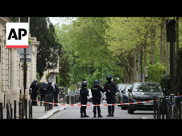 Police operation underway at Iranian consulate in Paris after suspicious man reported outside