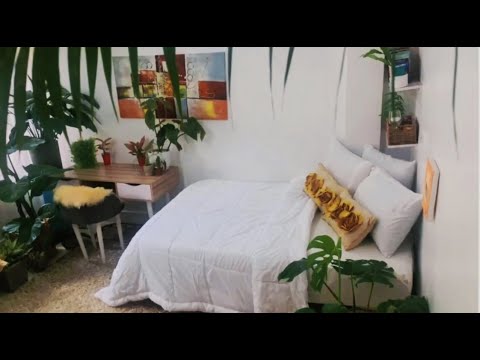 Transforming a Bedroom with Plants to Create a Jungle Oasis in Minutes
