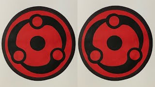 Speed Drawing Madara Uchihas Mangekyō Sharingan Naruto