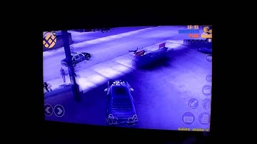 ASUS Eee Pad Transformer running GTA 3 on an 55-Inch Flat