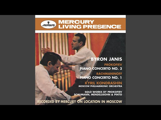 Rachmaninov - Concerto pour piano n°1:1er mvt : B.Janis / Orch Philh Moscou / K.Kondrachine