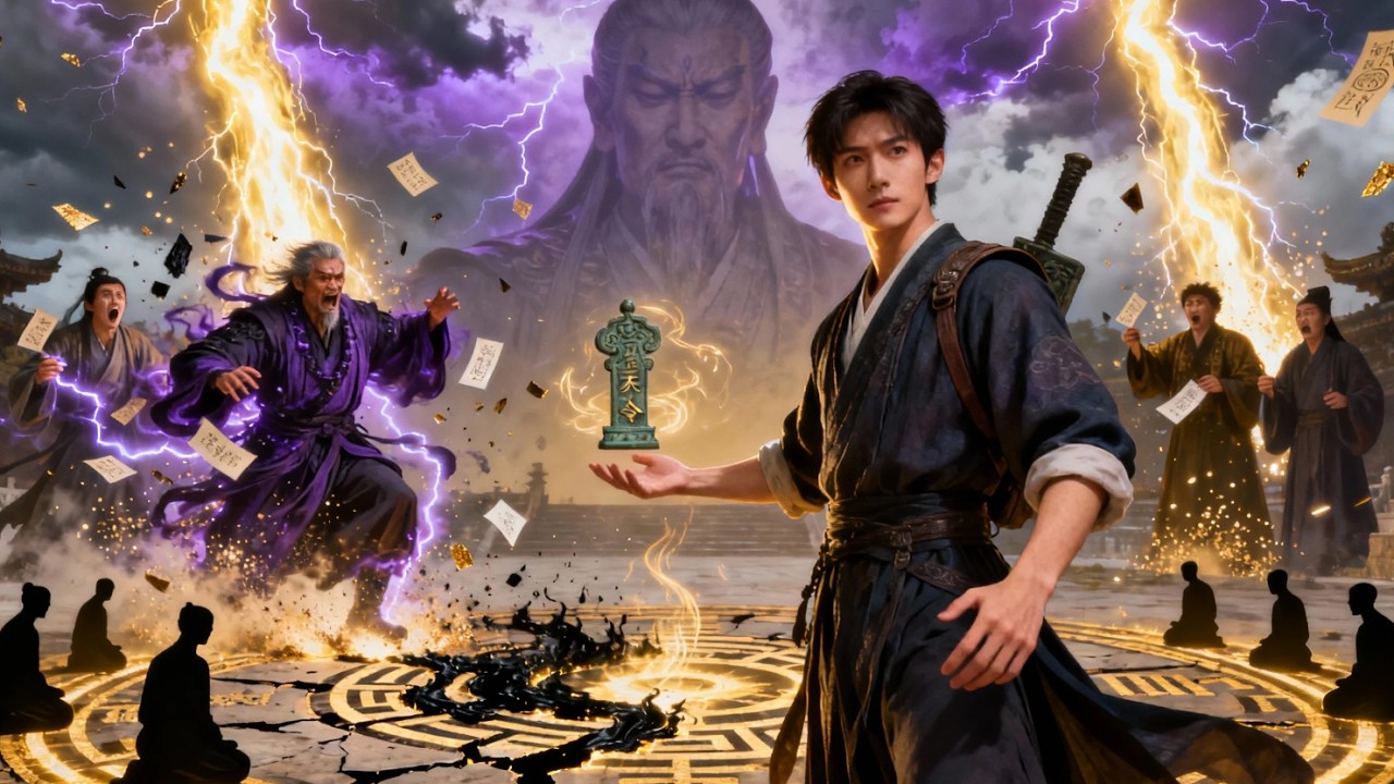 El CEO poseído por un demonio —todos en pánico,pero un empleado inútil desenvainó la espada lo mató!