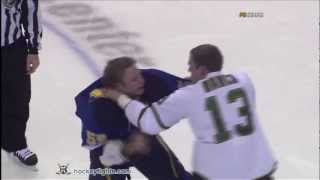 Krys Barch vs Cam Janssen Jan 2, 2011