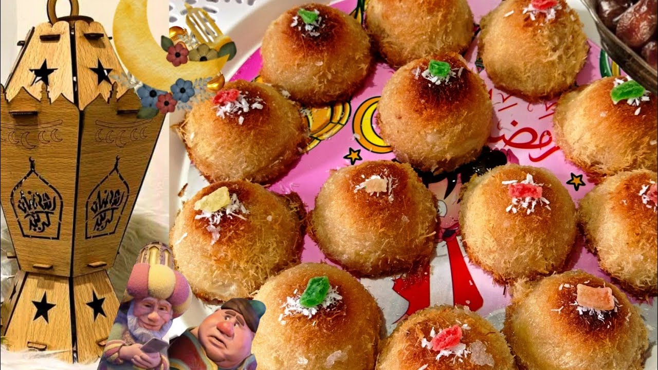 الكنافة🍪الكب كيك بحشوة القشطة أشهر حلويات رمضان المقرمشة❗ألذ وأشيك طريقة تقديم مميزة ف عزومات والعيد