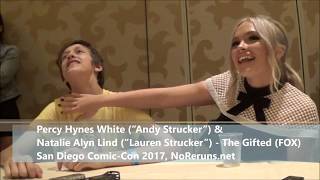 The Gifted Q&A with Stars Percy Hynes White & Natalie Alyn Lind (SDCC 2017)