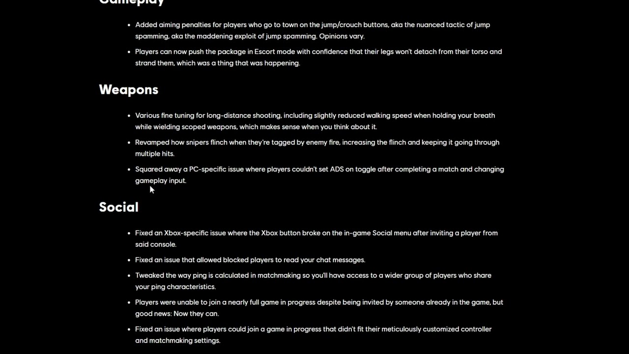 XDefiant Patch Note Review June 12th 2024