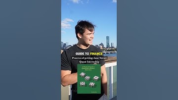 MIT student breaks down how to get a Jane Street Quant Internship #quant #mit #greenbook #finance