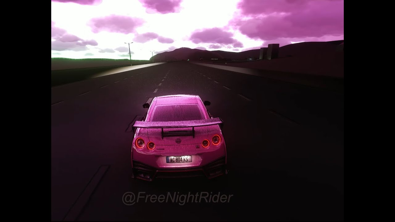 GTR NIGHT CAR RIDE  WITH 50 CENT X DIGGA D type beat (beat by ANVY) asseto corsa