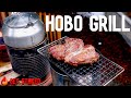 Easy Hobo Stove and Grill - with coffee and steak!