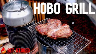 Easy Hobo Stove And Grill - With Coffee And Steak