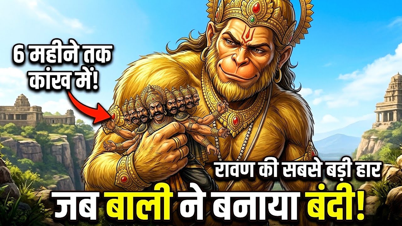 Bla Bal Ravan Jab Bali ne Ravan ko Apni Kaanch me Dabaya | Ramayan ki Sachchi Kahani ...