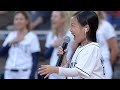 #MaleaEmma (7 yo) singing National Anthem at San Diego Padres game