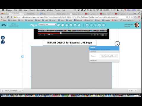 Using iFrame Object To Pull An External Page