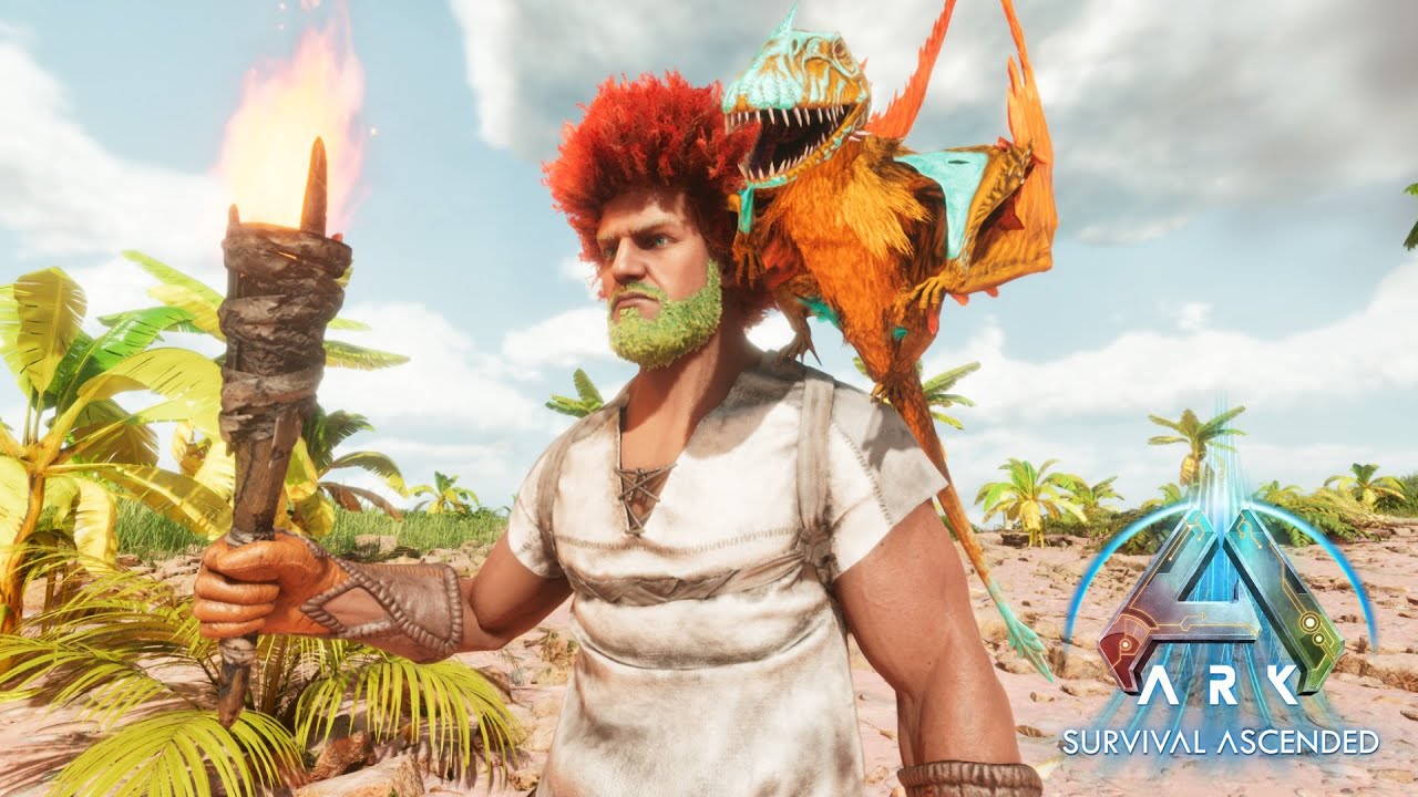 My New Companion Cute Dimorphodon Taming And My New Look : ARK Survival ...