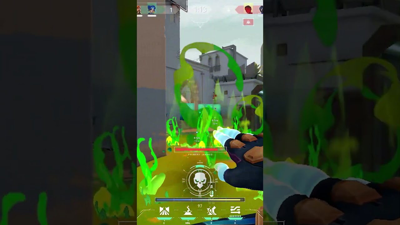 caster reacting on my neon gamepaly 