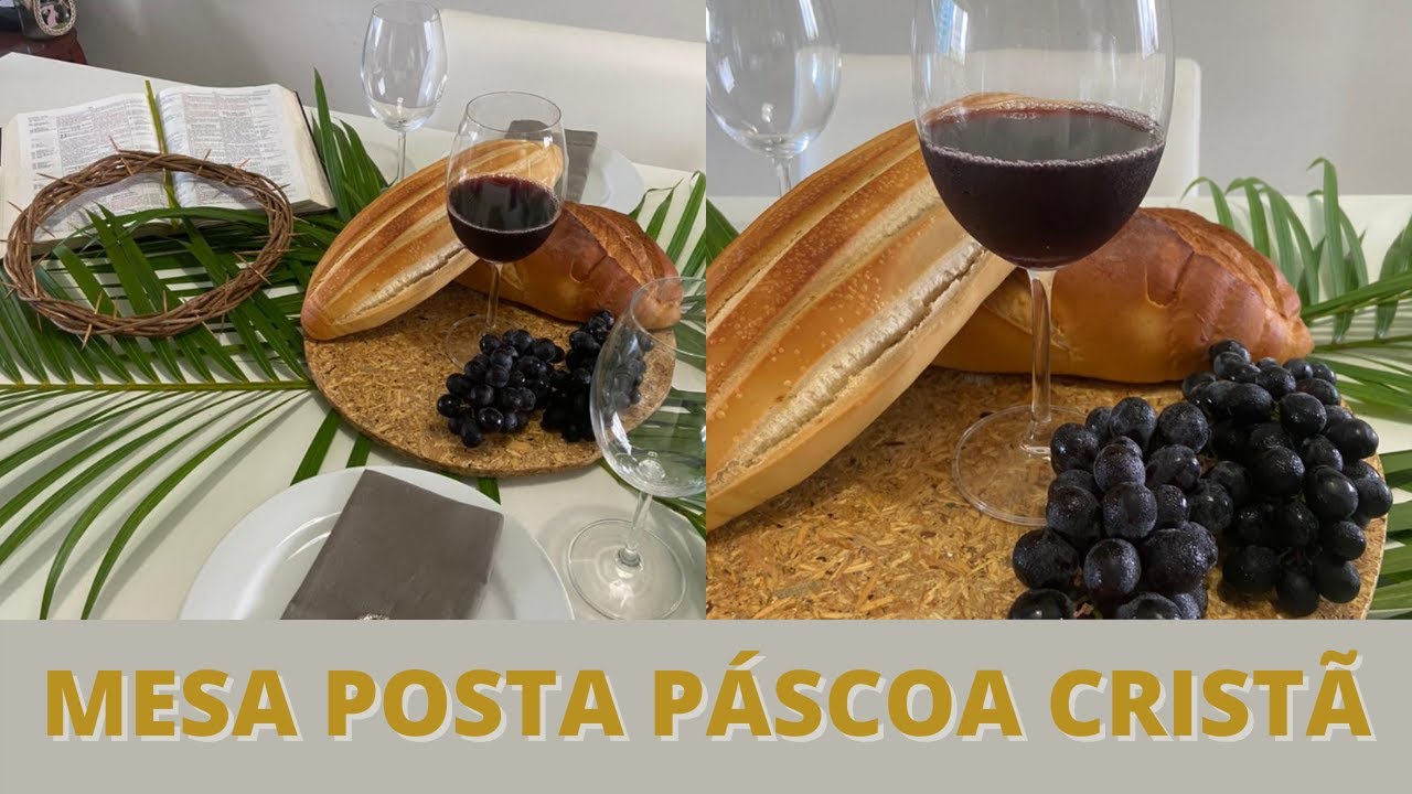 MESA POSTA PÁSCOA CRISTÃ 2022