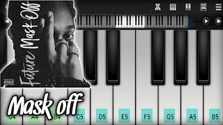 Future - Mask Off on Perfect piano screenshot 2