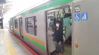 【熱海～小金井間各駅停車、元アクティー】上野東京ライン宇都宮線直通普通小金井行きE233系3000番台U231編成+U628編成15両　横浜駅発車